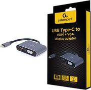 cablexpert usb type c to hdmi vga display adapter space grey retail pack a usb3c hdmivga 01 photo cablexpert usb type c to hdmi vga display adapter space grey retail pack a usb3c hdmivga 01 photo