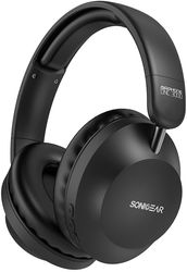 sonic gear bt54 headset airphone dnc 3000 black apdnc3000b photo