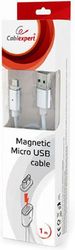 cablexpert 3 in 1 magnetic cable 1m micro usb lightning type c retail pack sil cc usb2 ammumm 1m photo