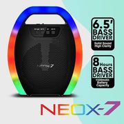 sonic gear portable tws bt usb fm speaker rgb effects neox7 photo