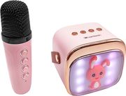 lamtech bt54 rgb kid karaoke speaker pink with mic hoppee lam980220 photo