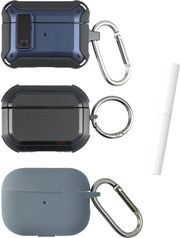4smarts case set alpha for airpods pro 2 set of 3 pcs photo