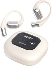 4smarts open ear bluetooth headset skybuds ai screen beige photo