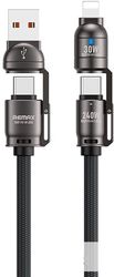 remax c1 240w 4 in 1 fast charging cable photo