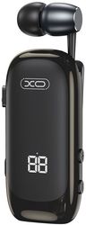 xo be51 in ear bluetooth akoystiko me epekteinomeno kalodio se mayro xroma photo