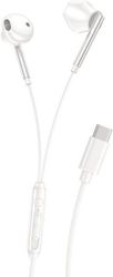 xo ep66 ensyrmata crescent akoystika me mikrofono kai bysma usb c se leyko xroma photo