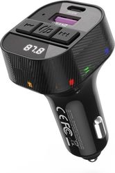 xo bcc17 bluetooth mr3 anametadotis fm aytokinitoy me thyres fortisis type a type c pd 30w photo