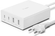 belkin wch010vfwh boostcharge pro 4 port usb type c type a gan laptop and device charger 108w photo