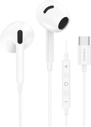 hands free stereo foneng t66 usb c white photo