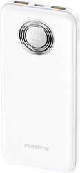 power bank foneng px101 pd 225w 10000mah with 2 usb a 1 usb c ports white photo