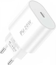 travel fast charger foneng eu39 with output usb c gan pd 20w 3a white photo
