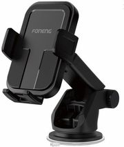 universal car dashboard holder foneng cp115 for smartphones from 45 to 70 black photo