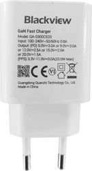 blackview type c gan power adapter 30 33w white bv pa 30 33w photo