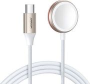 apple watch magnetic charger joyroom s iw011 usb c 5v 12m white photo apple watch magnetic charger joyroom s iw011 usb c 5v 12m white photo