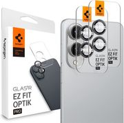 spigen glass tr ez fit optik pro hd 2 pack black for samsung galaxy s25 edge photo