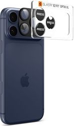 spigen glass tr ez fit optik pro xl 1 pack black for iphone 17 pro photo