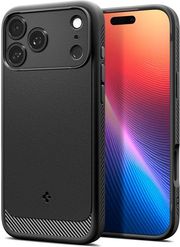 spigen rugged armor magsafe matte black for iphone 17 pro photo