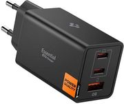 spigen essential 67w wall charger ee673eu black photo