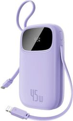 powerbank baseus enerfill fc31 qpow 3 10000mah 45w qc pd purple e0028c02 photo powerbank baseus enerfill fc31 qpow 3 10000mah 45w qc pd purple e0028c02 photo