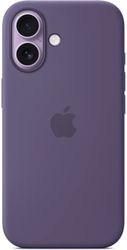 apple iphone 17 silicone case with magsafe purple fog mgf04 photo