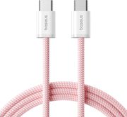 baseus dynamic 4 series 100w 5a type c to type c cable 1m pink photo