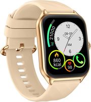smartwatch zeblaze gts 4 with heart rate gold photo