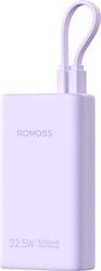 romoss pha10 10000mah 225w powerbank purple photo