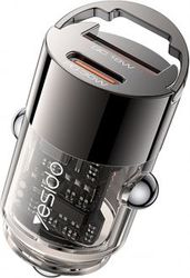 yesido y68 car charger 30w 3a 1 x usb a 1 x usb c black photo