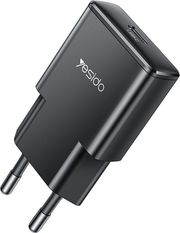 yesido yc74 30w 3a wall charger 1 x usb c black photo