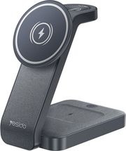 yesido ds26 3in1 15w 167a wireless charger grey photo