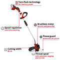 xortokoptiko mesinezas mpatarias einhell gp ct 36 35 li brushless power x change solo 3411330 extra photo 1