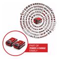 set 2 mpatarion einhell li ion 18v 2x 4ah power x change plus twin pack 4511629 extra photo 1