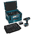 drapanokatsabido kroystiko makita 18v 2x 3ah 120 axesoyar e 08713 balitsa dhp482jx13 extra photo 1