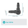 gardena micro drip system syndesmos gonias l 46mm 3 16 10tmx 13212 20 extra photo 2