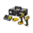 set brushless drapanokatsabido kroystiko palmiko dewalt 18v 2x 2ah li ion t stak dck2062d2t photo