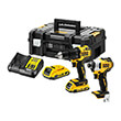 set brushless drapanokatsabido kroystiko palmiko dewalt 18v 2x 2ah li ion t stak dck2062m2t photo