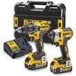 set drapanokatsabido palmiko katsabidi dewalt 18v li ion 2x 5ah brushless t stack dck268p2t photo
