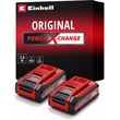 einhell set mpataries 2x18v 3ah pxc plus 4511631 photo