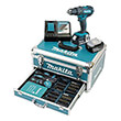 set drapanokatsabido mpatarias makita 18v 2x 3ah 96 axesoyar balitsa dhp482rfx9 photo