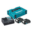 battery set makita kit 12v 108v 2x 2ah bl1021b fortistis dc10sb makpac 197658 5 photo