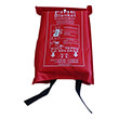 fire blanket 220 x 160 cm red bag photo