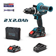drapanokatsabido kroystiko brushless 20v li ion 2x2ah balitsa bormann bbp5140 photo