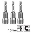 set 3 tem karydakia 1 4 magnitika 13mm ingco amn1331 photo