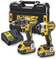 set drapanokatsabido palmiko katsabidi dewalt 18v li ion 2x 5ah brushless t stack dck268p2t photo
