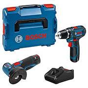 set mpatarias 12v bosch pro drapanokatsabido gsr 12v 15 goniakos troxos gws 12v 76 2x2a 0615990n2u photo