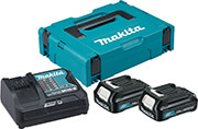 battery set makita kit 12v 108v 2x 2ah bl1021b fortistis dc10sb makpac 197658 5 photo