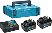 battery set makita kit 12v 108v 2x 4ah bl1041b fortistis dc10sb makpac 197641 2 photo