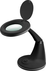 goobay 65578 led magnifying lamp with base 6w black photo