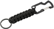 4smarts carabiner hook with paracord black photo