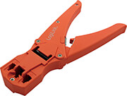 logilink wz0009 multi function crimping tool for rj11 12 45 modular plugs with cutter photo